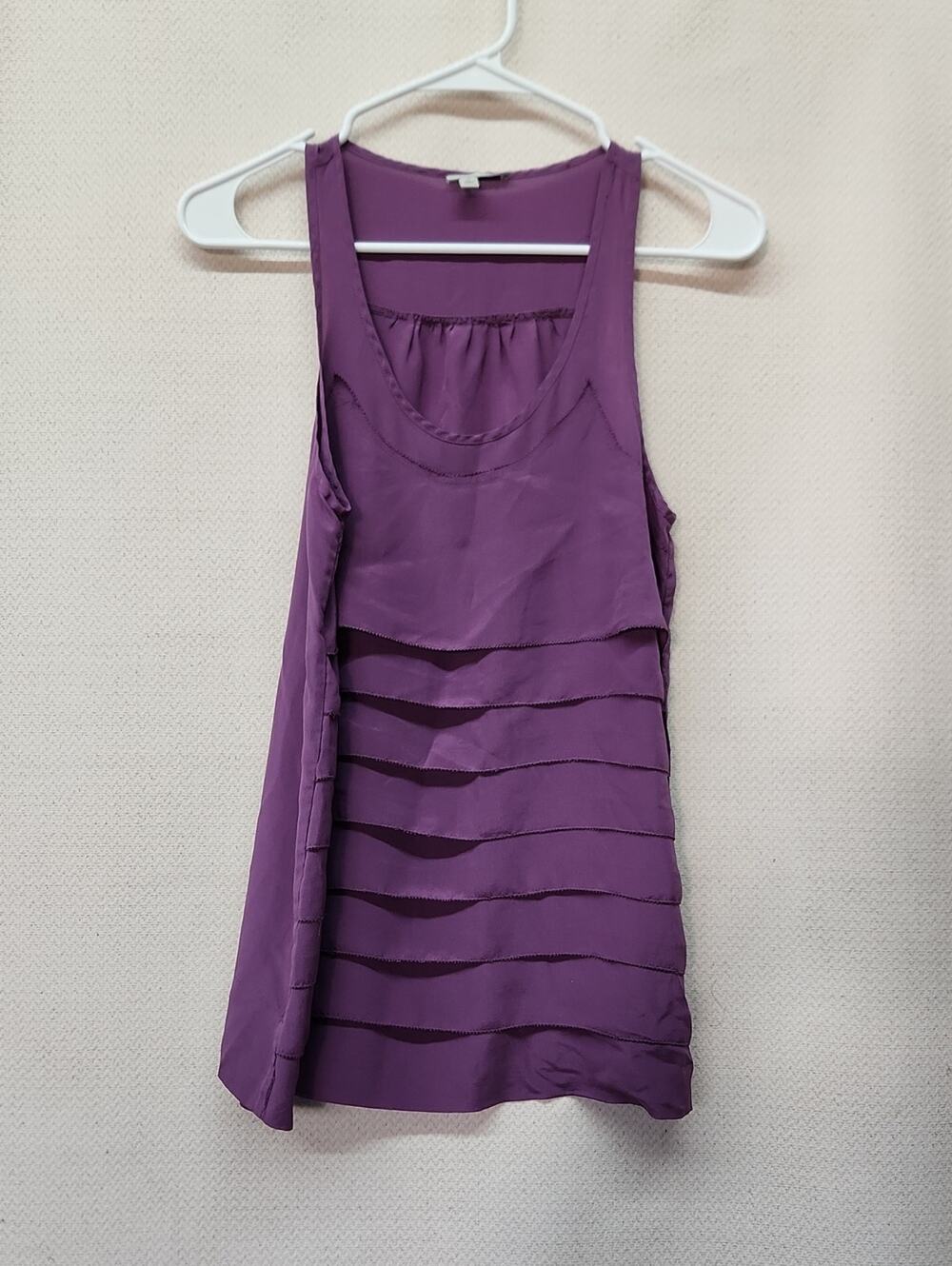 Halogen Deep Purple Sleeveless Top